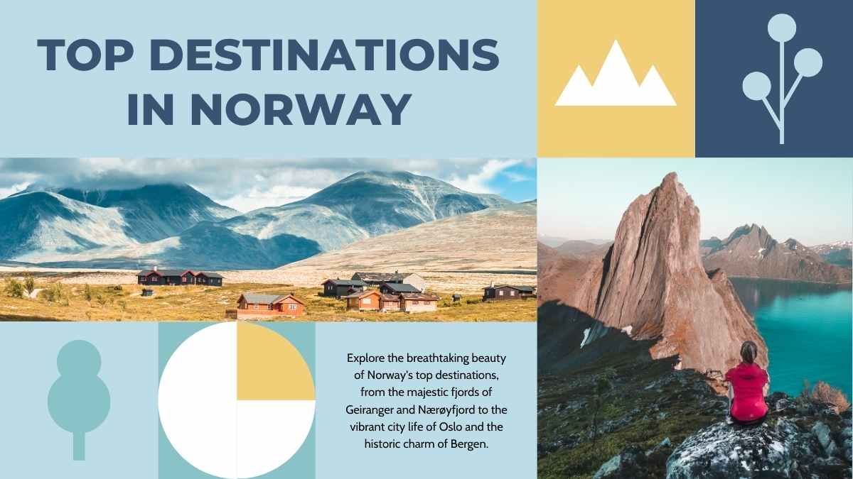 Geometric Scandinavia Travel Guide Slides - diapositiva 15