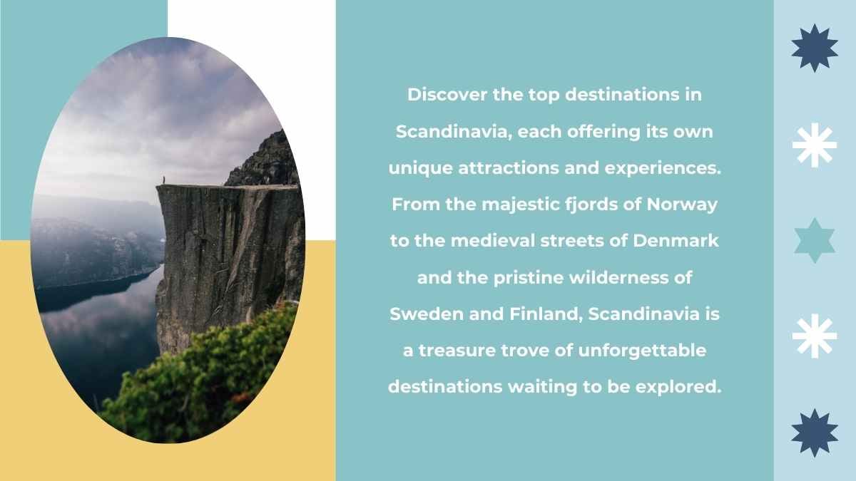 Geometric Scandinavia Travel Guide Slides - slide 6