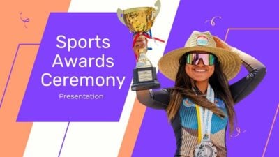 Geometric Sports Awards Ceremony Slides