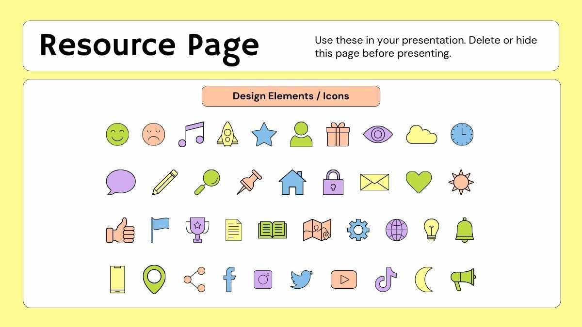 Geometric Student Goal Setting Slides - slide 14