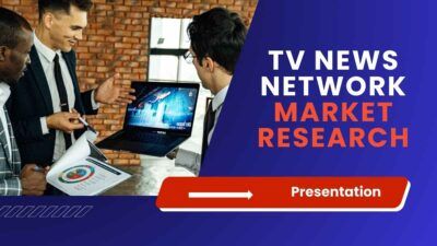 Slides Carnival Google Slides and PowerPoint Template Geometric TV News Network Market Research Slides 1