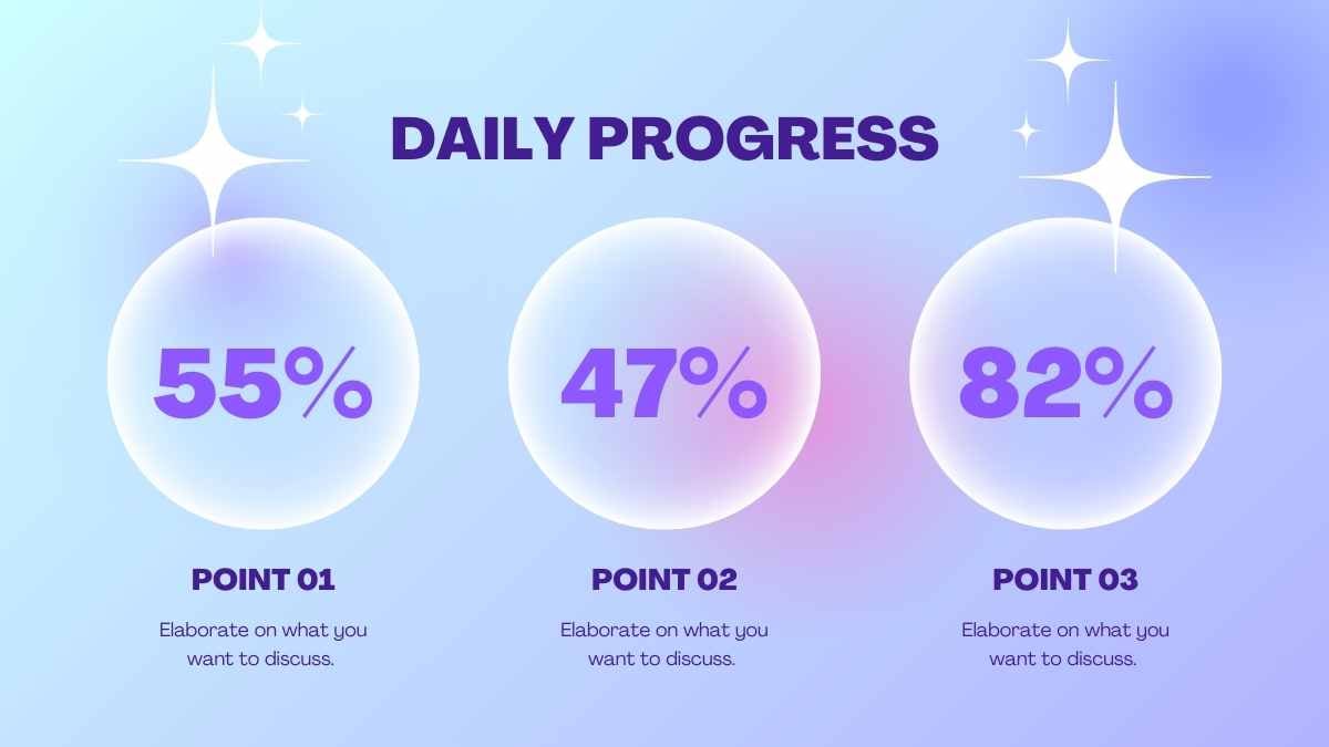 Slides de Calendário Diário de Junho com Glassmorphism - deslizar 11