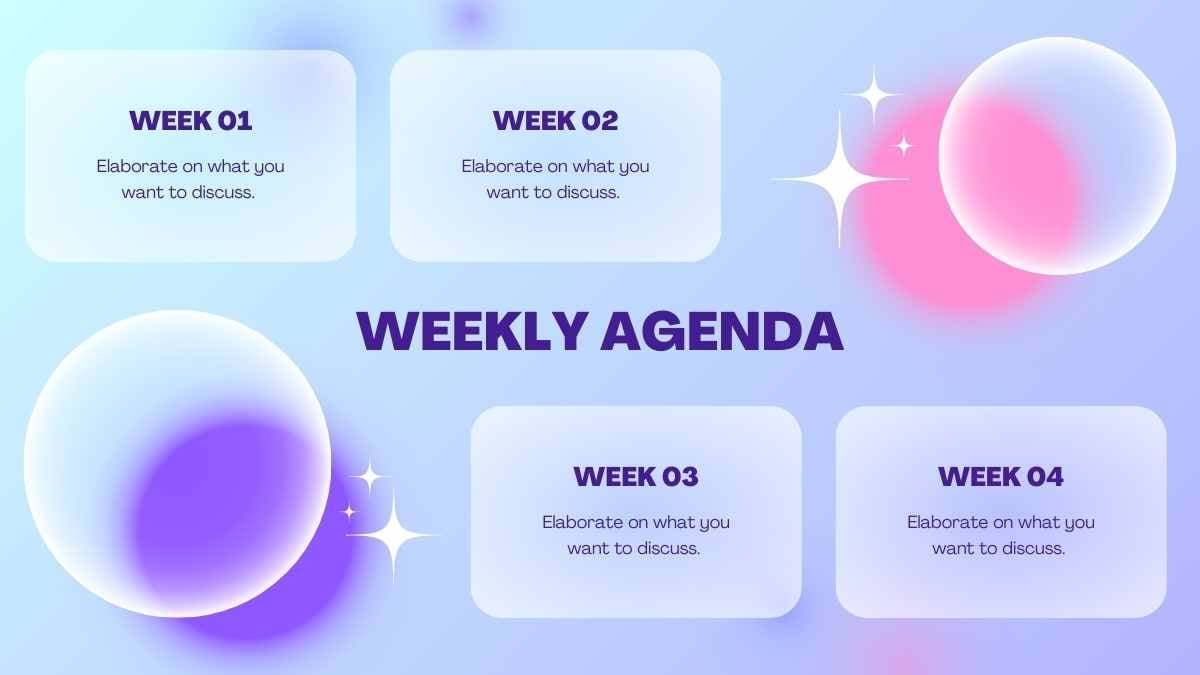 Slides de Calendário Diário de Junho com Glassmorphism - deslizar 2