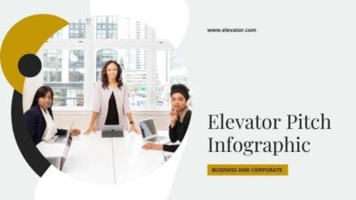 Infográfico de Pitch de Elevador