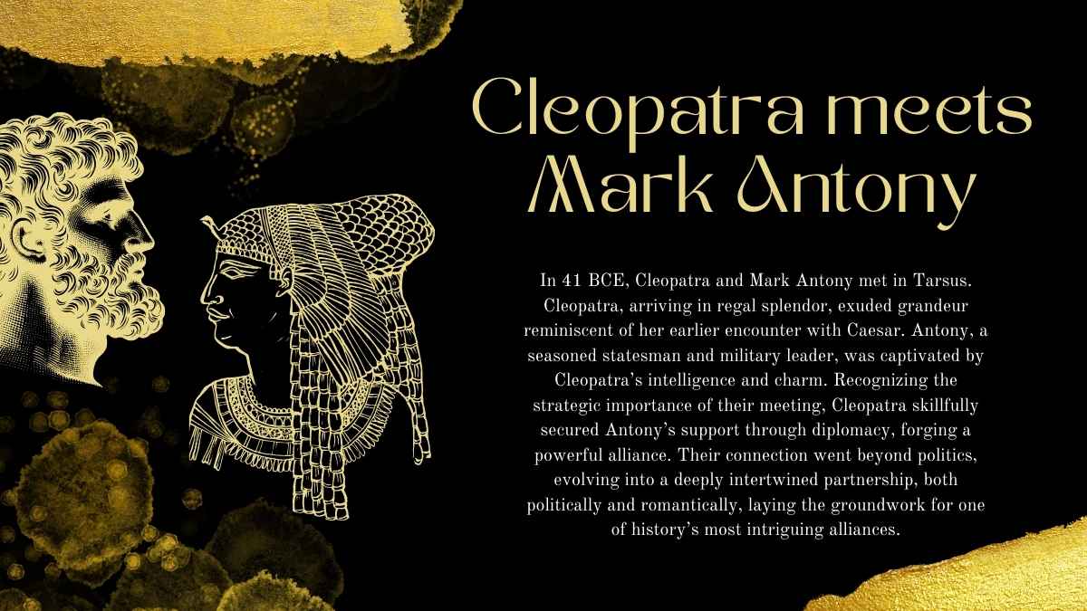 Golden Cleopatra Biography Slides - slide 12