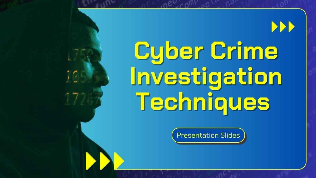 Gradient Cyber Crime Investigation Techniques Slides - slide 1