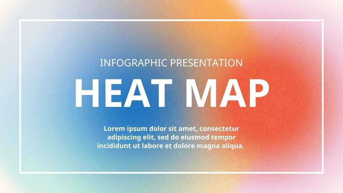 Gradient Heat Map Infographic - diapositiva 1