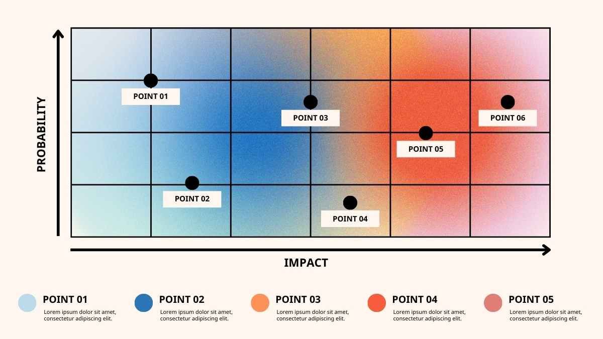 Gradient Heat Map Infographic - slide 1