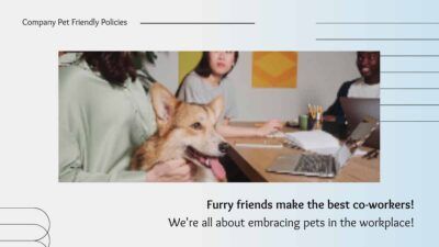 Gradient Minimal Company Pet Friendly Policies Slides