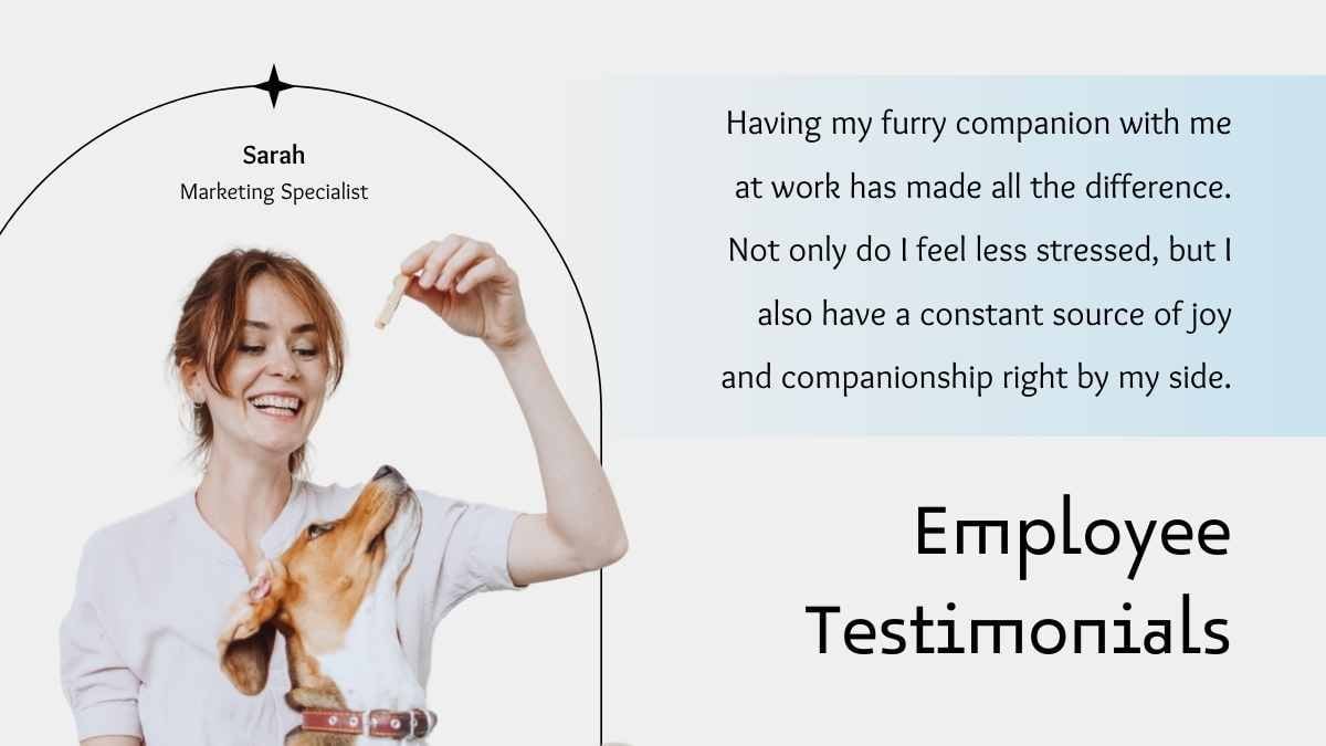 Gradient Minimal Company Pet Friendly Policies Slides - slide 12