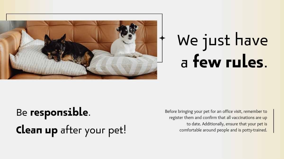 Gradient Minimal Company Pet Friendly Policies Slides - slide 8