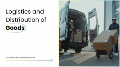 Simple Gradient Logistics and Distribution of Goods Slides