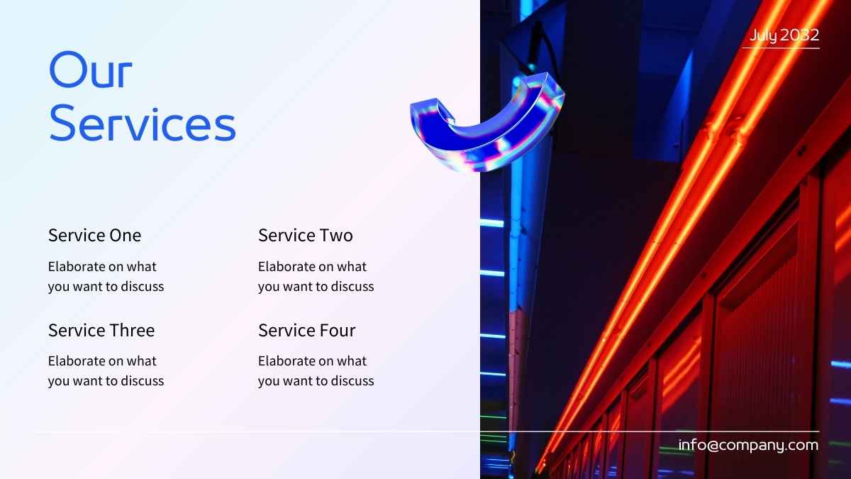 Blue, Pink, Neon, Cool Futuristic Modern Pitch Deck - slide 11