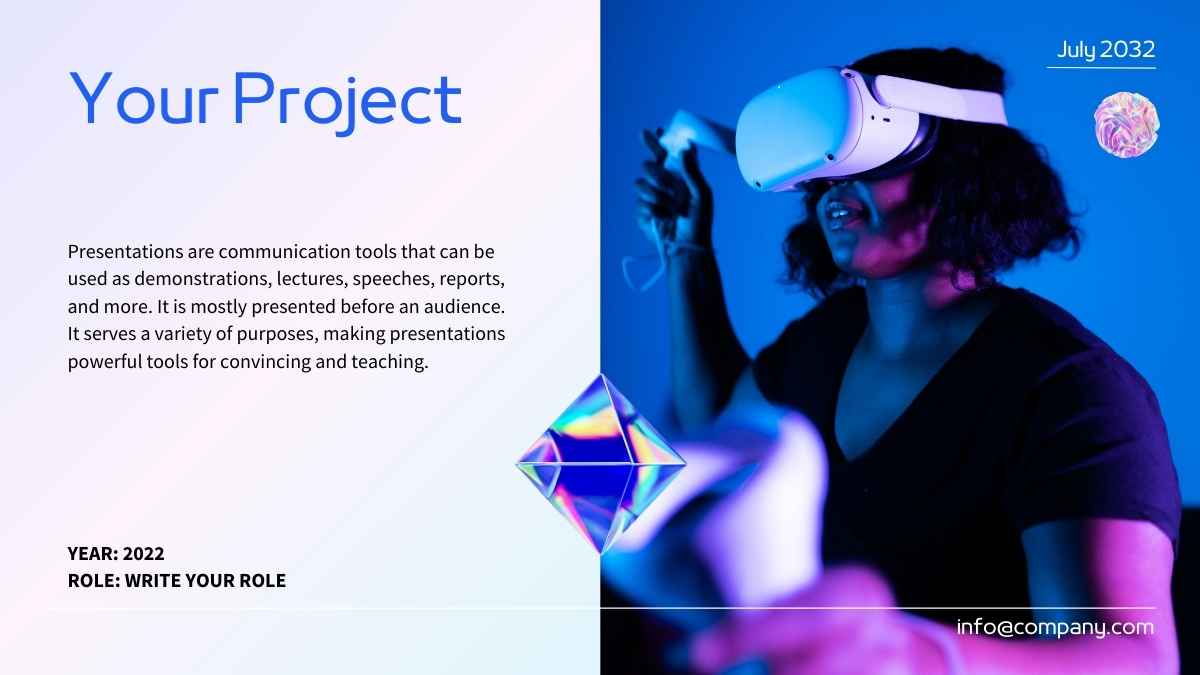 Blue, Pink, Neon, Cool Futuristic Modern Pitch Deck - slide 12