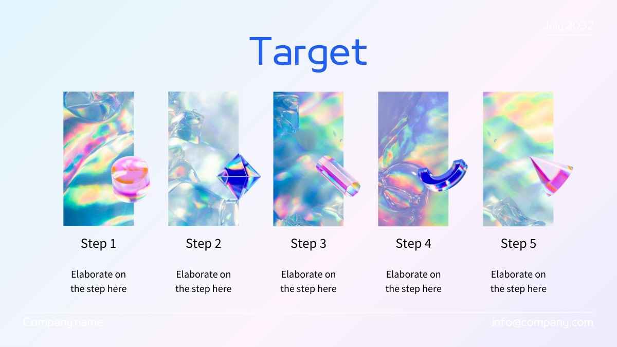 Azul, Rosa, Neón, Increíble Plantilla Futurista y Moderna para Presentaciones - diapositiva 15