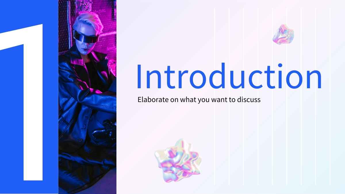 Blue, Pink, Neon, Cool Futuristic Modern Pitch Deck - slide 6