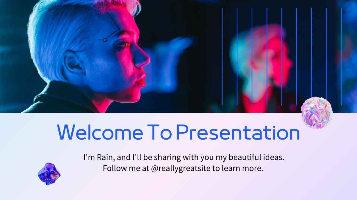 Blue, Pink, Neon, Cool Futuristic Modern Pitch Deck - slide 7