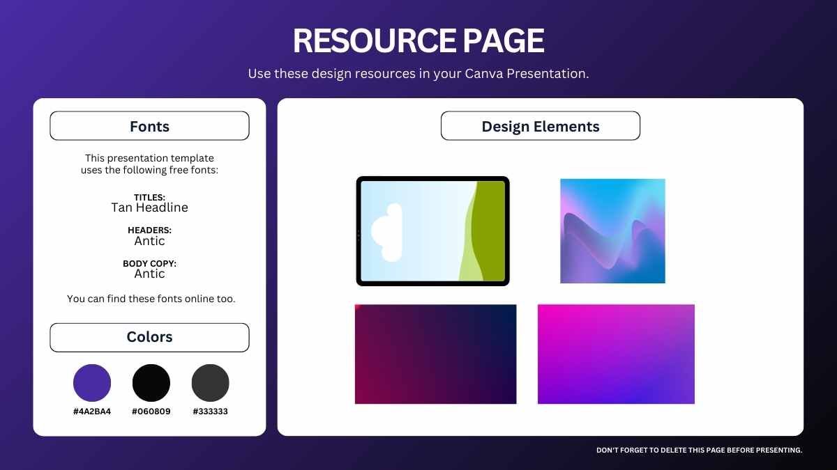 Gradient SWOT Analysis in iPad - diapositiva 6