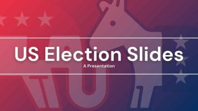 Slides Carnival Google Slides and PowerPoint Template Gradient US Election Slides 1