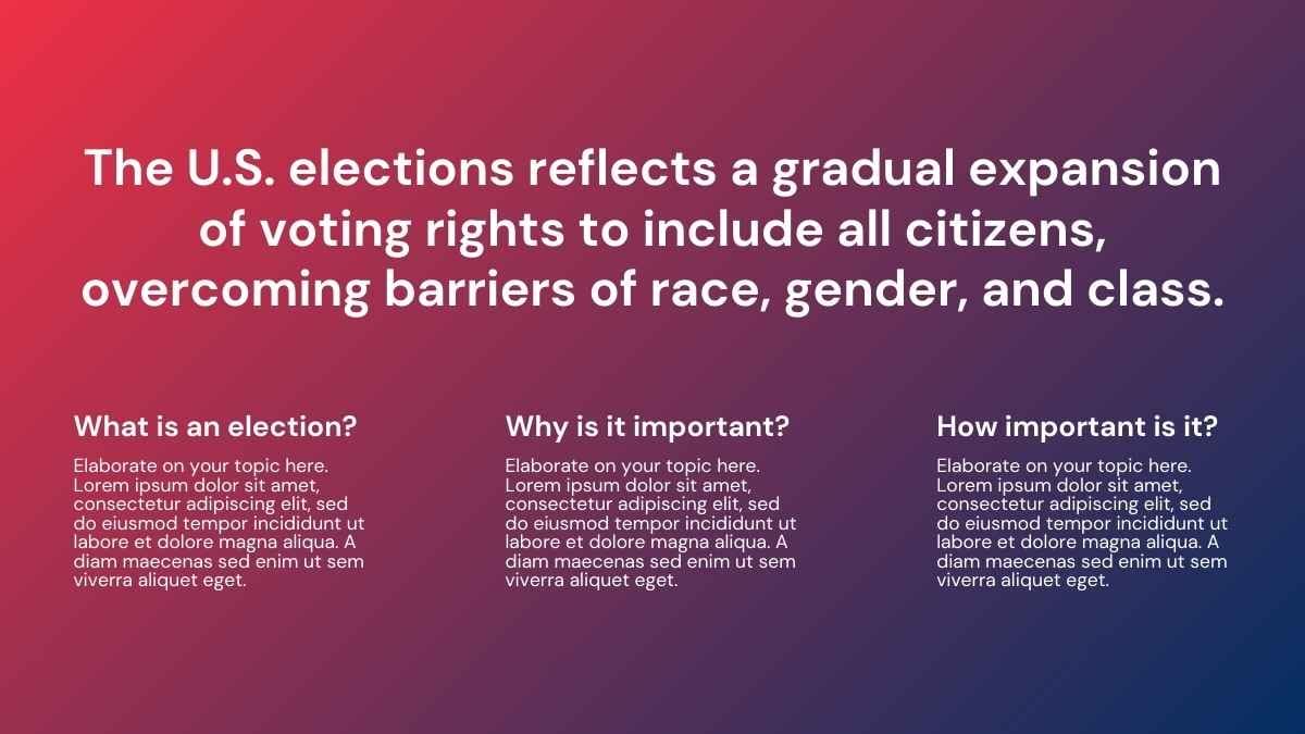 Gradient US Election Slides - slide 5