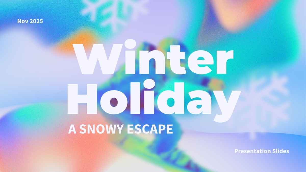 Gradient Winter Holiday - slide 2