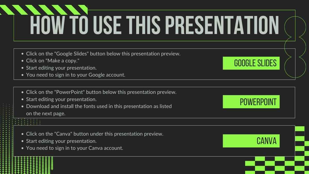 Cool Acid Brutalist Online Business Analysis Webinar Slides - slide 2