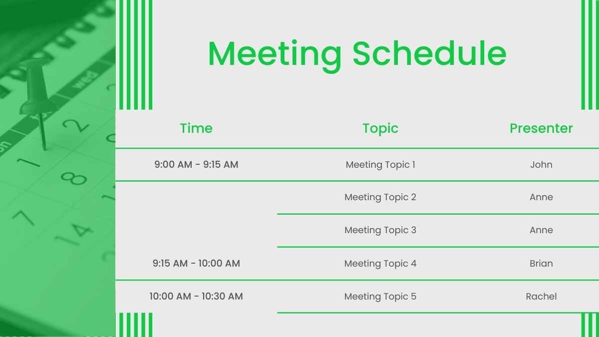 Minimal Business Meeting Agenda Slides - slide 7