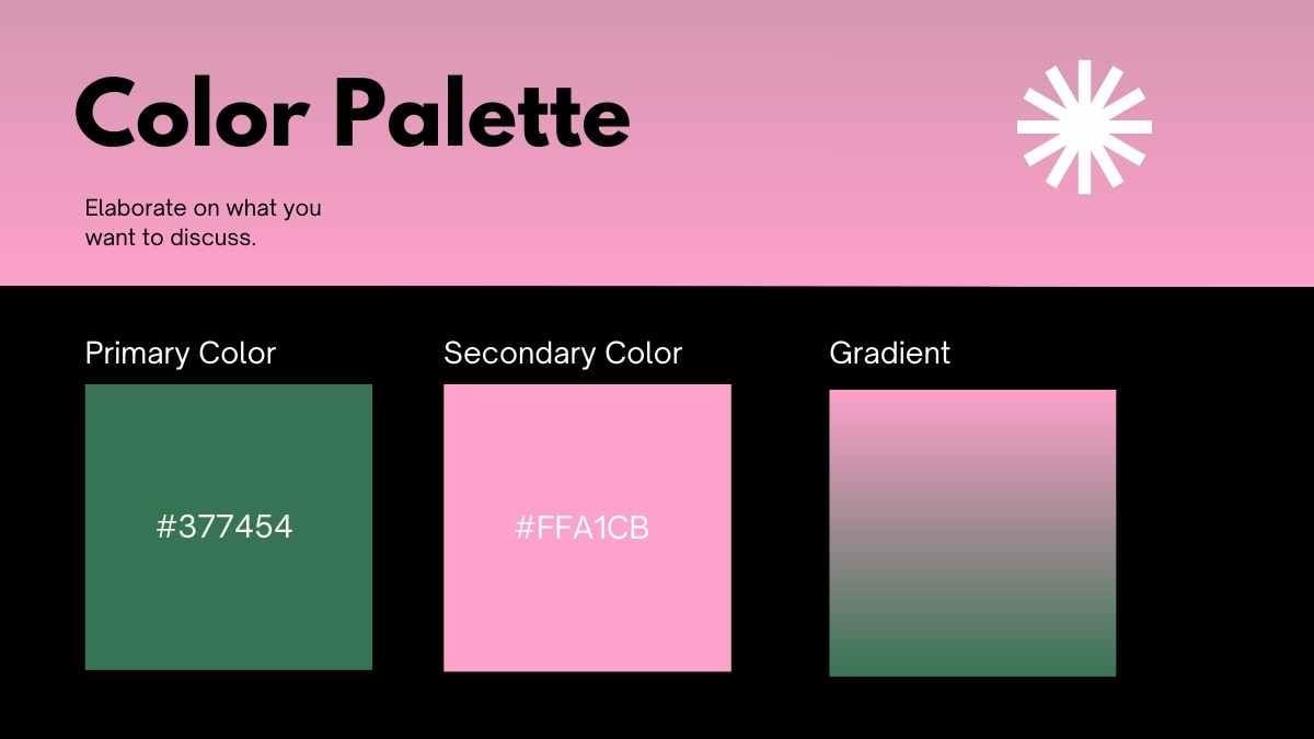 Pink and Green Gradient Branding Kit Slides - slide 14