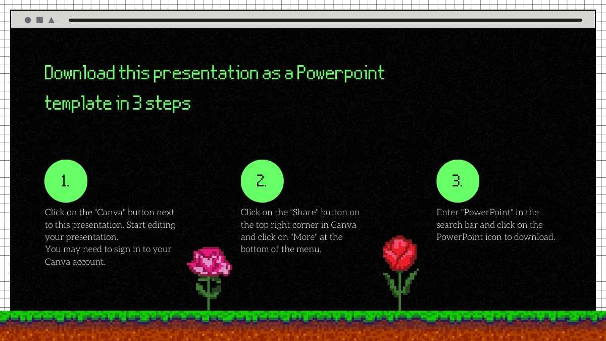 グリーンとパープルのレトロなインターネット風マーケティングプランスライド✨ - slide 3