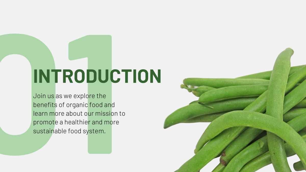 Modern Organic Food Pitch Deck - slide 6