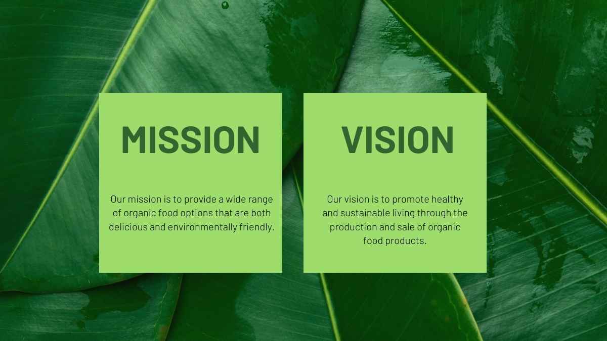 Modern Organic Food Pitch Deck - slide 9