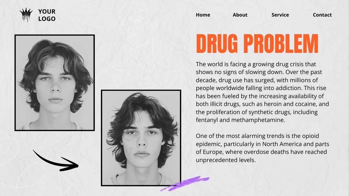 Grunge Before And After Drugs Meme Slides - slide 7