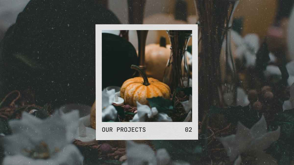 Oficina de Apresentação com Decoração Retrô Grunge para o Halloween - deslizar 9