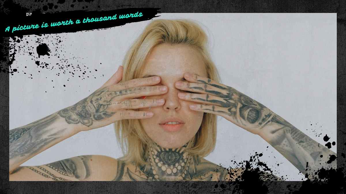 Plantillas para Artistas de Tatuajes con Estilo Grunge - diapositiva 12