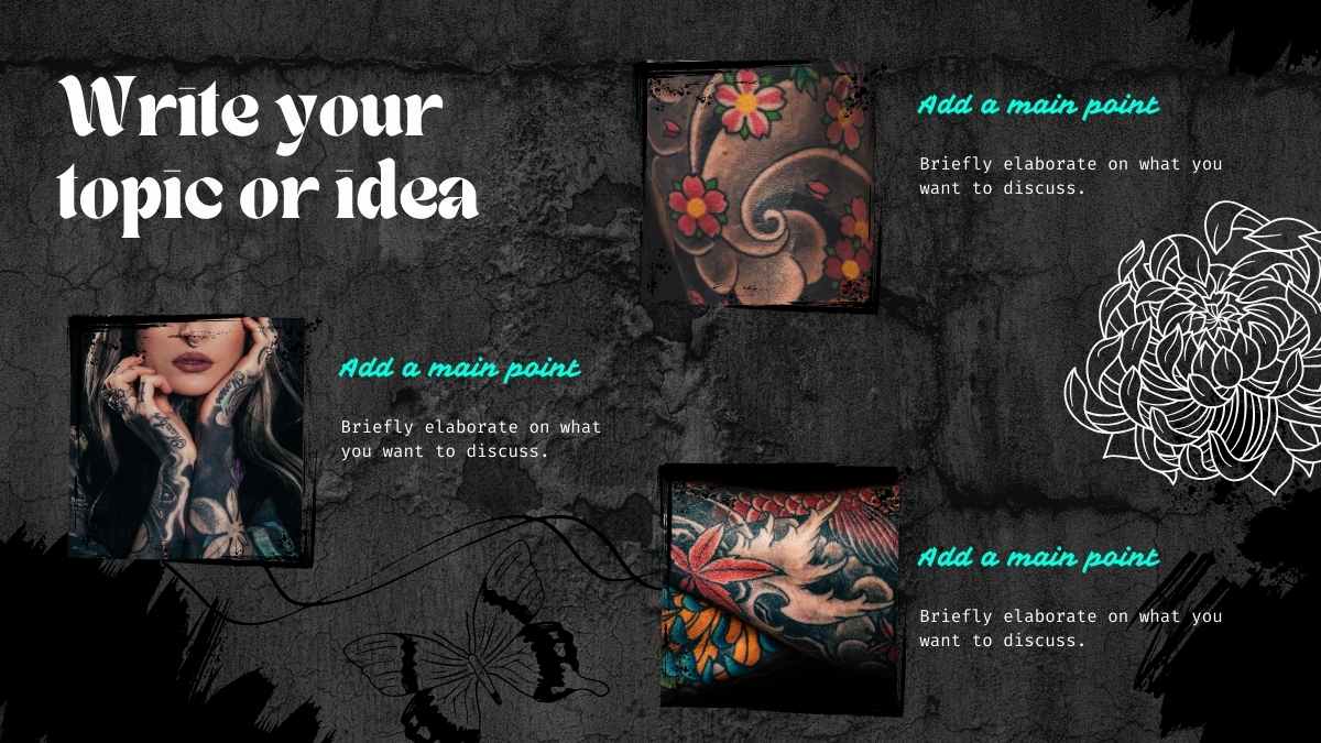 Grunge Tattoo Artist Slides - slide 5