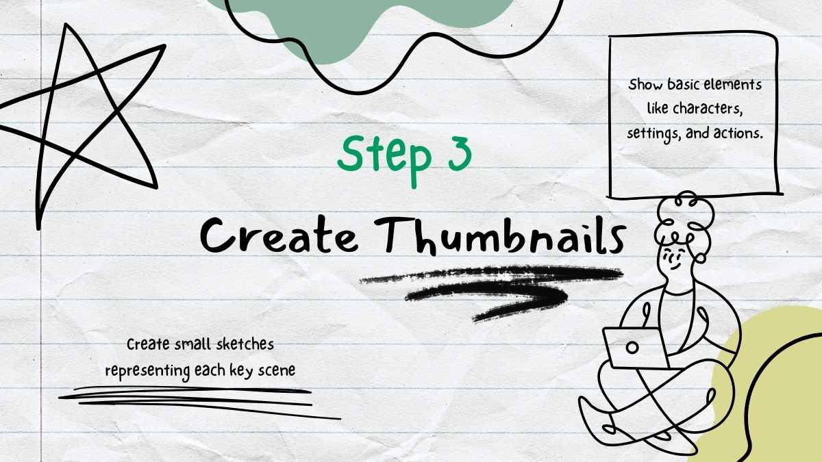 Slide Tutorial Membuat Storyboard dengan Gaya Sketsa Tangan - slide 13