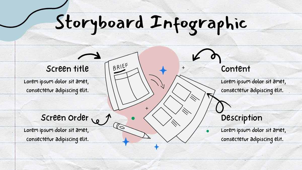 Plantillas de Tutorial de Storyboarding Estilo Dibujado a Mano - diapositiva 7