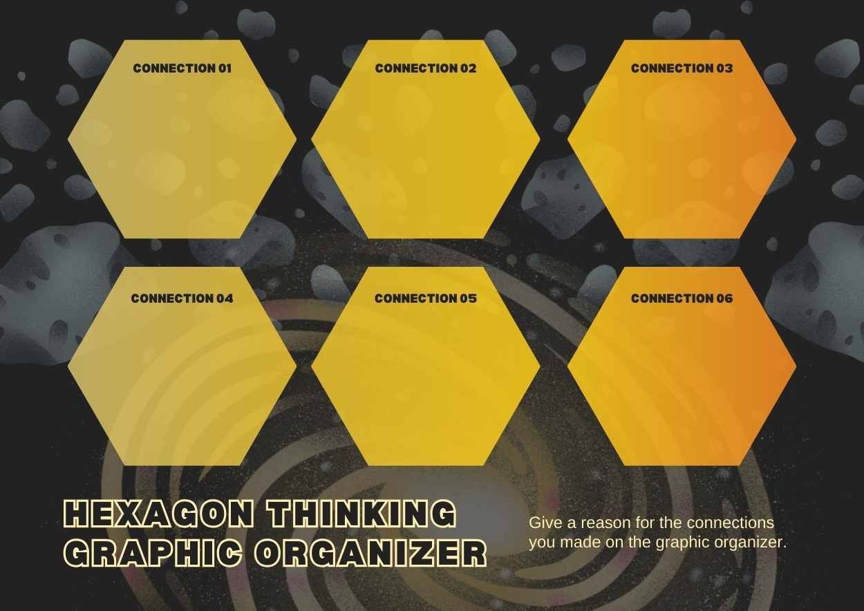 Hexagon Thinking Graphic Organizer - diapositiva 2