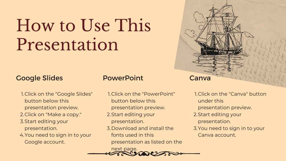 Slide Pendidikan Sejarah Kolonialisme untuk SMA dengan Desain Vintage Beige dan Brown - slide 2