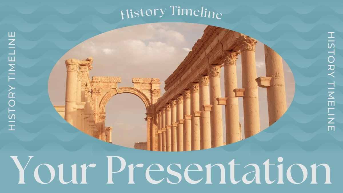 Slides de Linha do Tempo da História - deslizar 1