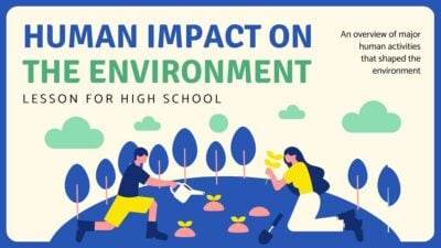 Human Impact on the Environment Science Lesson for High School