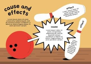 Illustrate Cause and Effect Infographic Slides