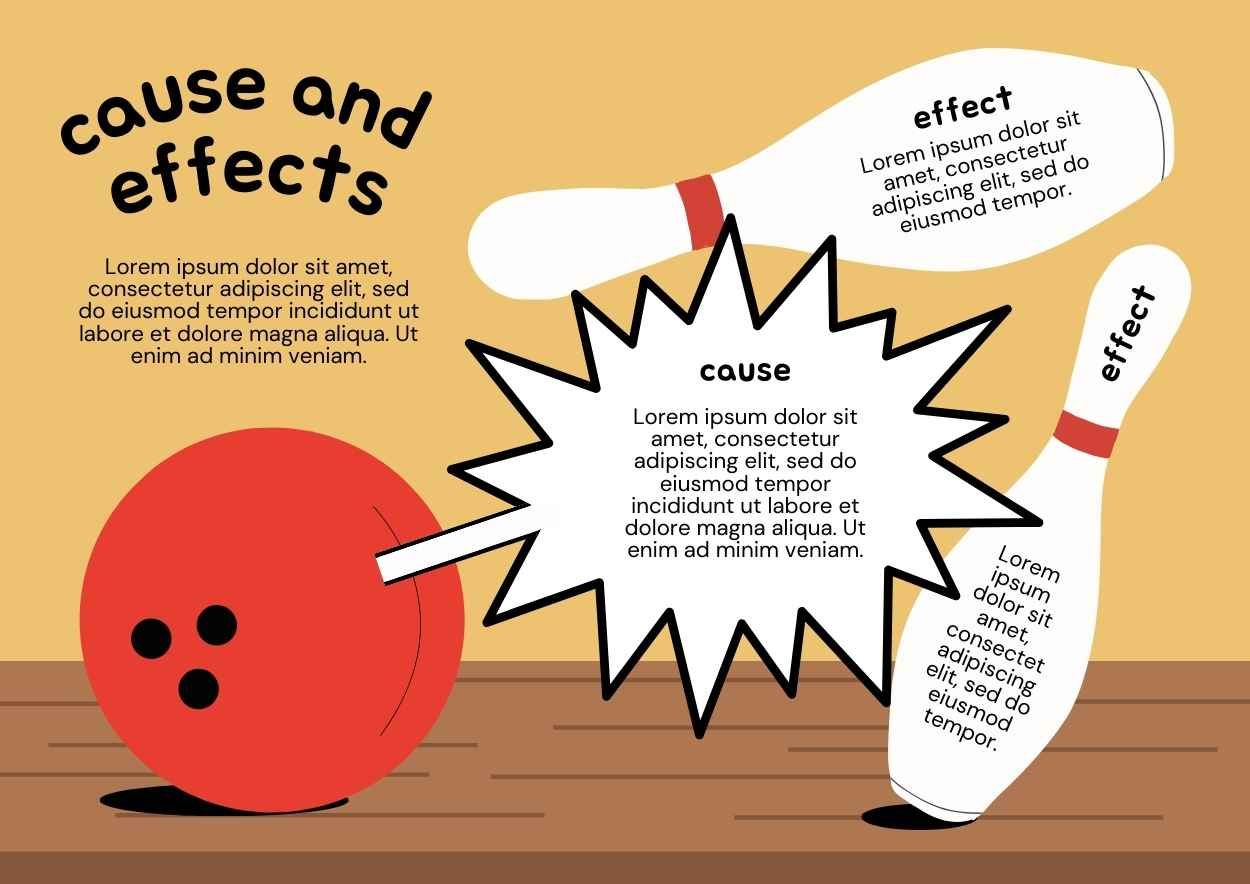 Illustrate Cause and Effect Infographic Slides - slide 1