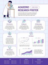 Slides Carnival Google Slides and PowerPoint Template Illustrated Academic Research Poster 1