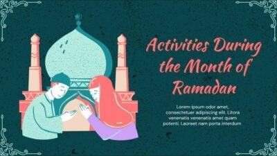 Illustrated Activities During the Month of Ramadan Slides 1