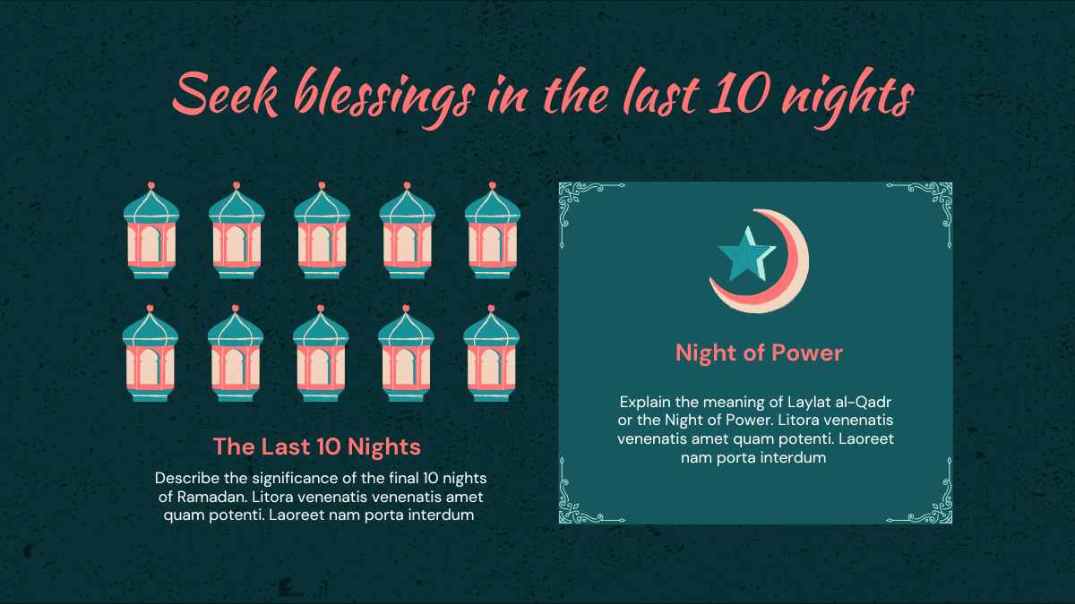 Illustrated Activities During the Month of Ramadan Slides - slide 10