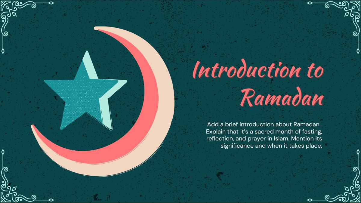 Illustrated Activities During the Month of Ramadan Slides - slide 3