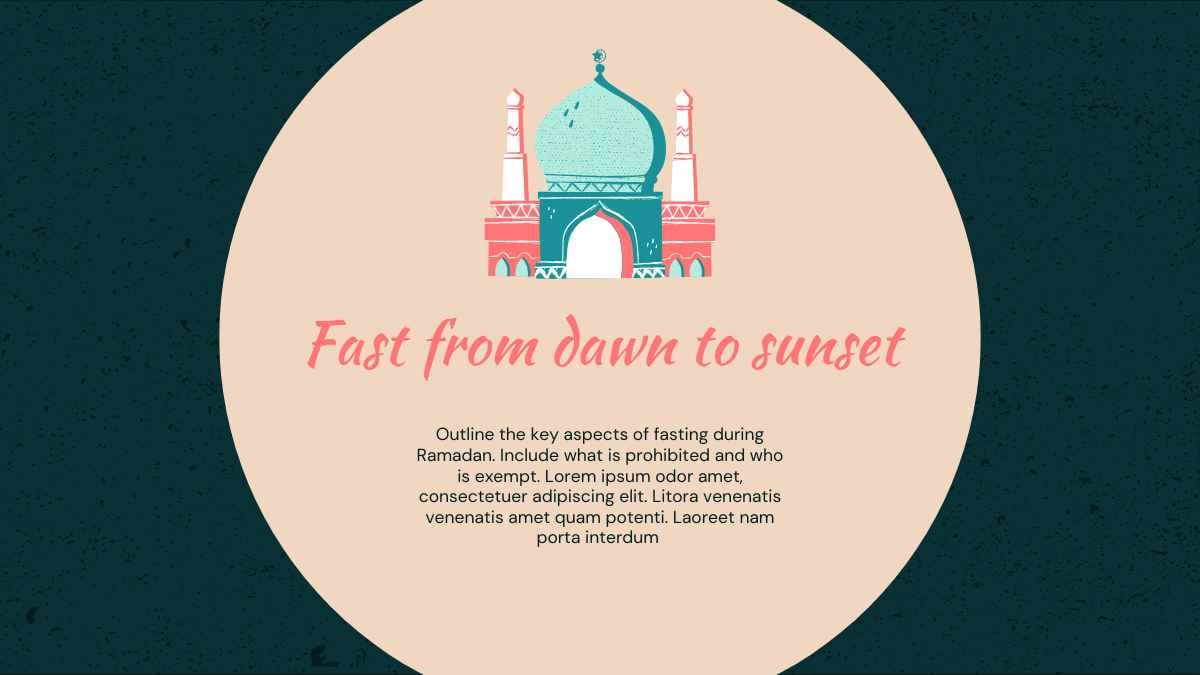 Illustrated Activities During the Month of Ramadan Slides - slide 7