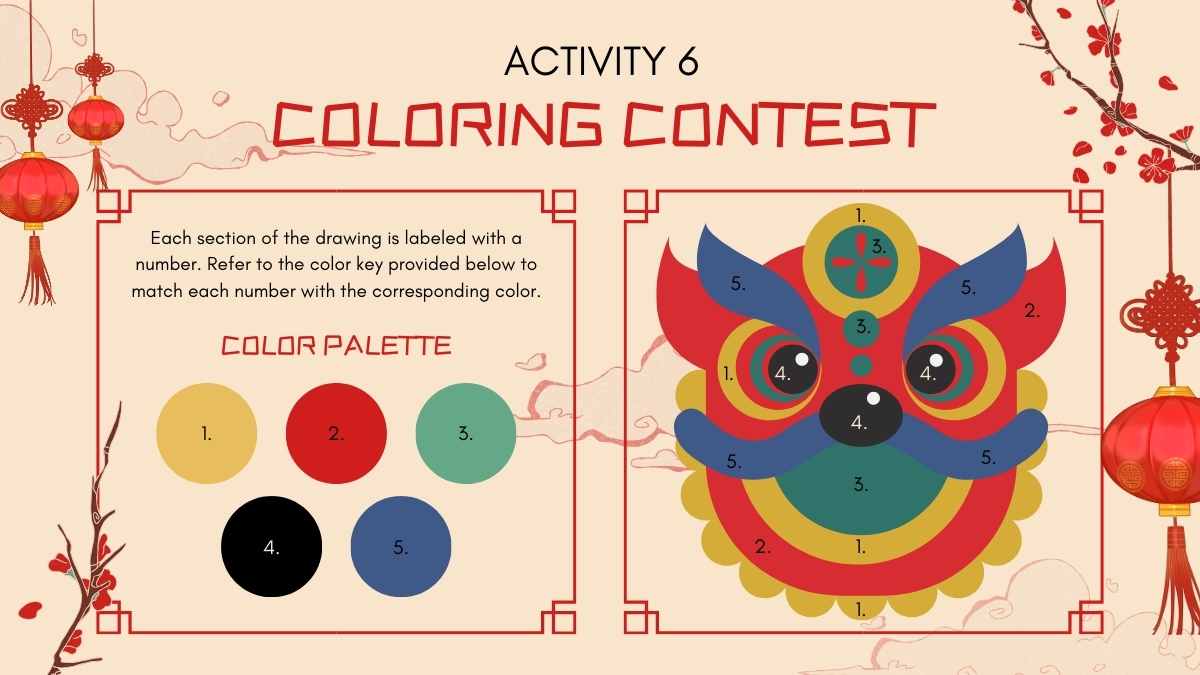 Illustrated Activities to Celebrate Chinese New Year Slides - slide 14