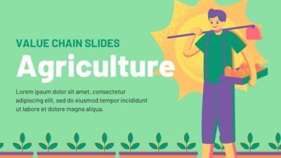 Illustrated Agriculture Value Chain Slides